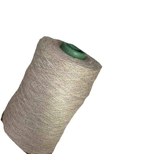500 g Baumwollgarn for Stricken und Häkeln – ideal for handgefertigte Kleidung und Accessoires(Gray camel) von LiuliuBull