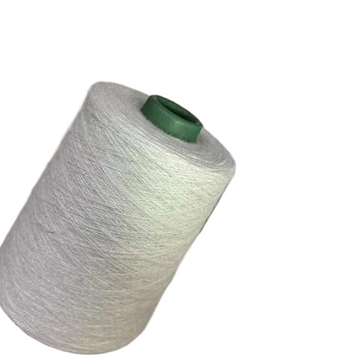 500 g Baumwollgarn for Stricken und Häkeln – ideal for handgefertigte Kleidung und Accessoires(Gray white) von LiuliuBull