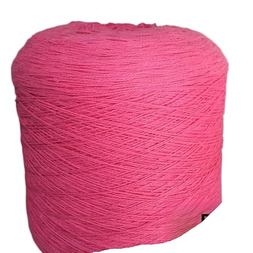 500 g Baumwollgarn for Stricken und Häkeln – ideal for handgefertigte Kleidung und Accessoires(Rose red) von LiuliuBull