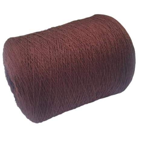 500 g Handstrickgarn aus Merinowolle und Yakwolle – 50% Merino, 50% Yak – perfekt for Pullover und Schals(Brown) von LiuliuBull