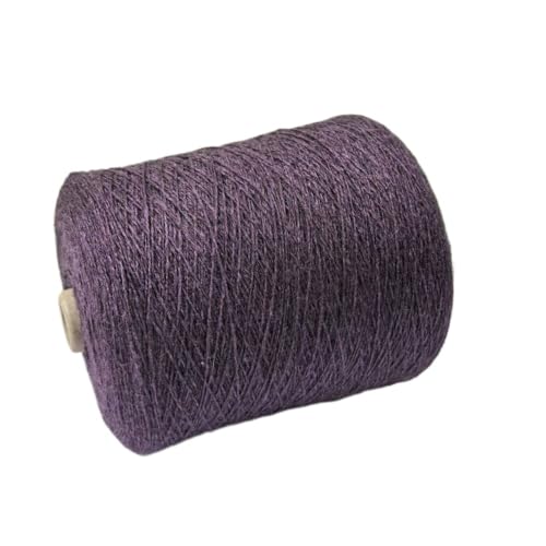 500 g Handstrickgarn aus Merinowolle und Yakwolle – 50% Merino, 50% Yak – perfekt for Pullover und Schals(Burgundy) von LiuliuBull