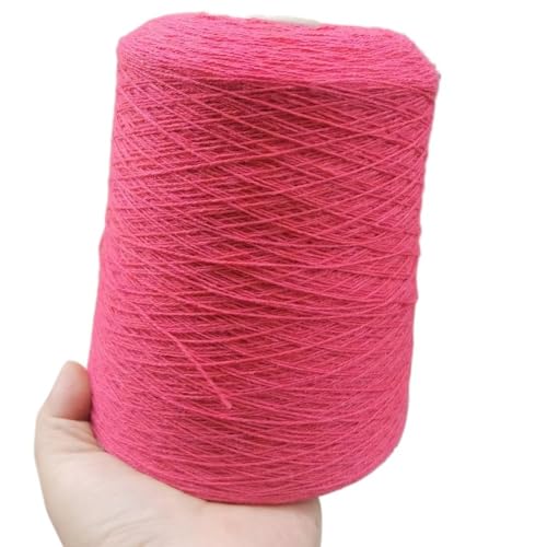 500 g Handstrickgarn aus Merinowolle und Yakwolle – 50% Merino, 50% Yak – perfekt for Pullover und Schals(Rose Red) von LiuliuBull