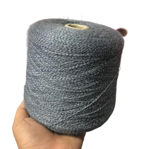 500 g Handstrickgarn aus Merinowolle – weiches, warmes Häkelgarn for Pullover, Schals, Mützen und Decken(Dark Blue) von LiuliuBull