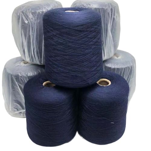 500 g Handstrickgarn aus Merinowolle – weiches, warmes Häkelgarn for Pullover, Schals, Mützen und Decken(Lemon yellow) von LiuliuBull