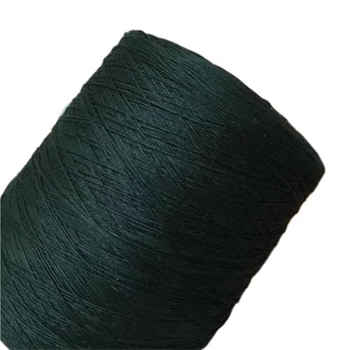 500 g Sommer-Spitzenfaden – unverformbares, handgefertigtes Baumwollgarn for selbst gewebte Schals und Westen(Dark green) von LiuliuBull