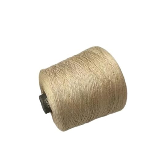500 g Sommer-Spitzenfaden – unverformbares, handgefertigtes Baumwollgarn for selbst gewebte Schals und Westen(Light camel) von LiuliuBull