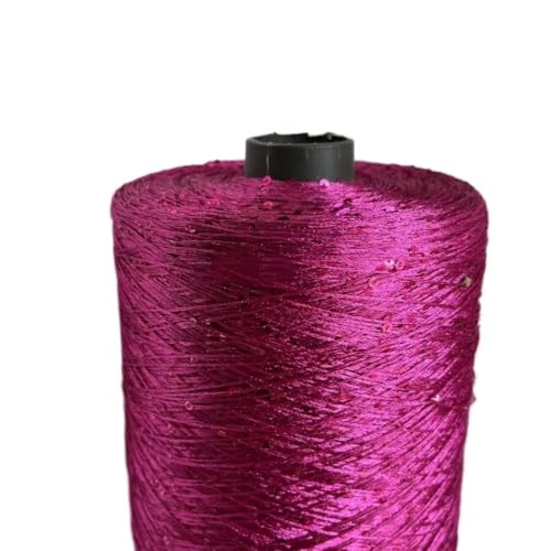 500 g Sommergarn aus merzerisierter Eisseide for Selberstricken, 1 mm weiches Garn zur Herstellung von Puppen und Pullovern(Rot) von LiuliuBull