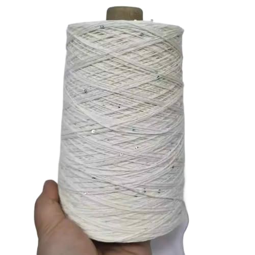 500 g italienischer importierter Seiden-Leinenfaden Nr. 6 – Premium-Spitzengarn for Frühlings- und Sommerprojekte(Color8) von LiuliuBull