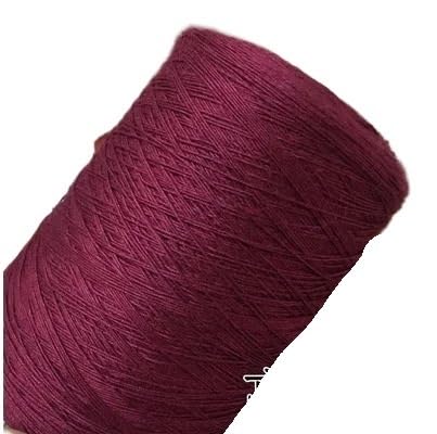 500 g merzerisiertes Baumwollgarn – Häkelgarn in Bonbonfarbe for Handstricken, for Schals und Hohlkleidung(Wine red) von LiuliuBull