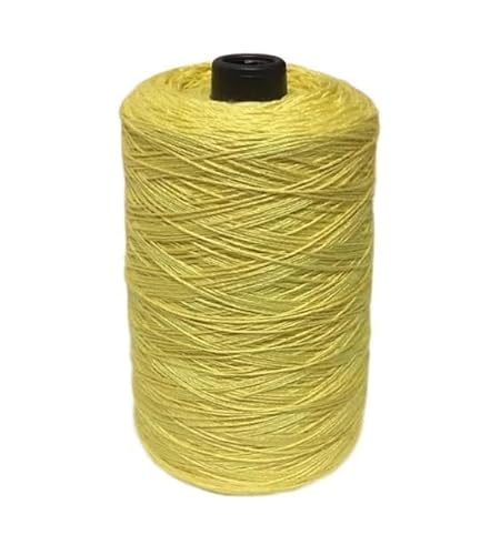 500 g merzerisiertes Baumwollgarn – Häkelgarn in Bonbonfarbe for Handstricken, for Schals und Hohlkleidung(yellow) von LiuliuBull