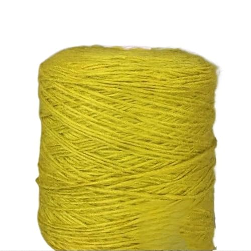 500 g weiches, handgestricktes Alpaka-Wollgarn – hautfreundliches, warmes Garn for Schals und Pullover(Cauliflower yellow) von LiuliuBull