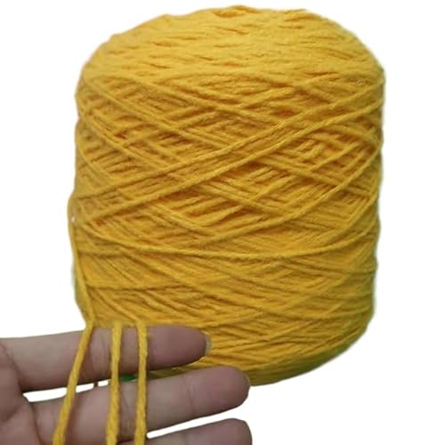 500 g weiches, handgestricktes Alpaka-Wollgarn – hautfreundliches, warmes Garn for Schals und Pullover(Corn yellow (barrel 0.95kg)) von LiuliuBull