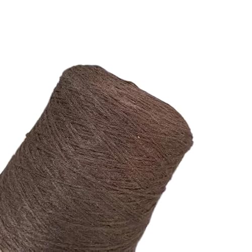 500 g weiches, handgestricktes Alpaka-Wollgarn – hautfreundliches, warmes Garn for Schals und Pullover(Dark coffee) von LiuliuBull