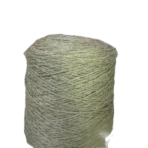 500 g weiches, handgestricktes Alpaka-Wollgarn – hautfreundliches, warmes Garn for Schals und Pullover(Dead leaf green) von LiuliuBull