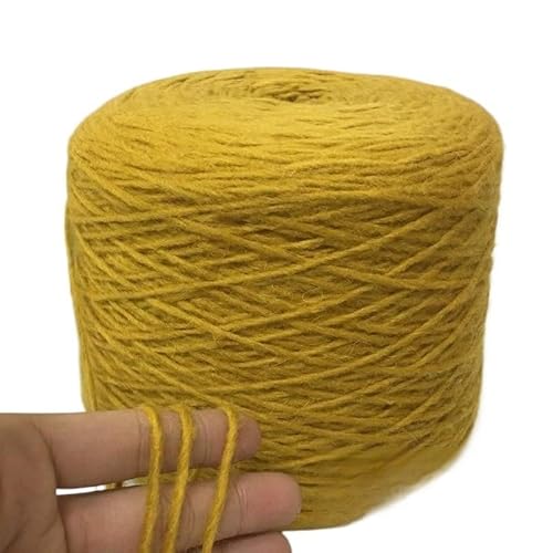 500 g weiches, handgestricktes Alpaka-Wollgarn – hautfreundliches, warmes Garn for Schals und Pullover(Fluorescent yellow) von LiuliuBull