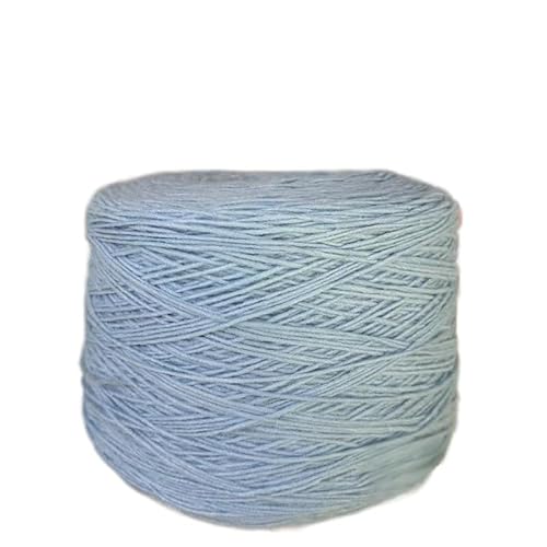 500 g weiches, handgestricktes Alpaka-Wollgarn – hautfreundliches, warmes Garn for Schals und Pullover(Light blue) von LiuliuBull