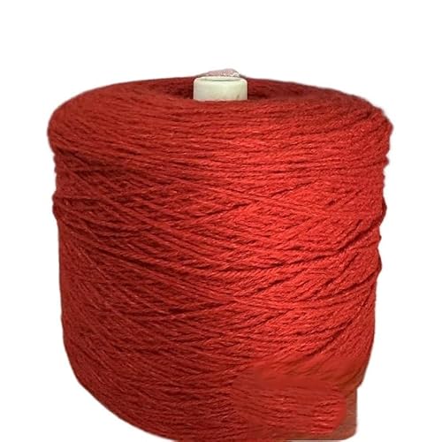 500 g weiches, handgestricktes Alpaka-Wollgarn – hautfreundliches, warmes Garn for Schals und Pullover(Rust red) von LiuliuBull