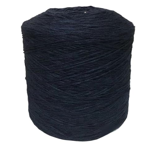 500 g weiches, handgestricktes Alpaka-Wollgarn – hautfreundliches, warmes Garn for Schals und Pullover(navy Blue) von LiuliuBull