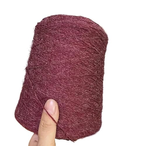 500 g weiches Alpaka-Wollgarn for Handstricken von Pullovern, Schals, Mützen – ideal for DIY-Häkelprojekte(Date red) von LiuliuBull