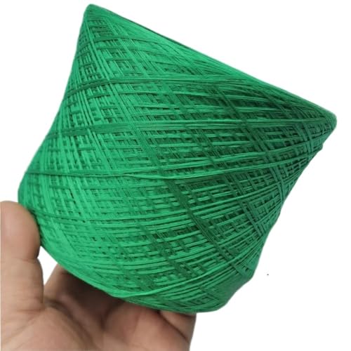 70% Seide und 30% Baumwolle, 4-fädiges Naturstrickgarn for selbstgestrickte Kleidung, Mützen und dekorative Häkelprojekte(Emerald green-250g) von LiuliuBull