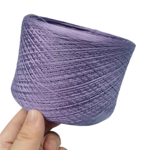 70% Seide und 30% Baumwolle, 4-fädiges Naturstrickgarn for selbstgestrickte Kleidung, Mützen und dekorative Häkelprojekte(Quartz purple-250g) von LiuliuBull