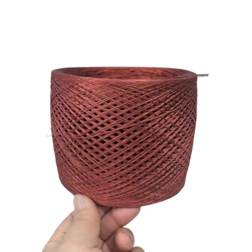 70% Seide und 30% Baumwolle, 4-fädiges Naturstrickgarn for selbstgestrickte Kleidung, Mützen und dekorative Häkelprojekte(Red tea color-250g) von LiuliuBull