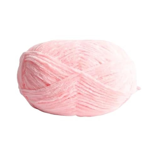 80 g feiner Chenille-Plüschfaden – 2 mm weiches Garn for handgewebte Projekte, ideal for Puppen, Schals und Hausschuhe(04color) von LiuliuBull