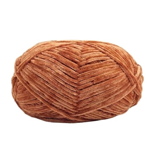 80 g feiner Chenille-Plüschfaden – 2 mm weiches Garn for handgewebte Projekte, ideal for Puppen, Schals und Hausschuhe(38) von LiuliuBull