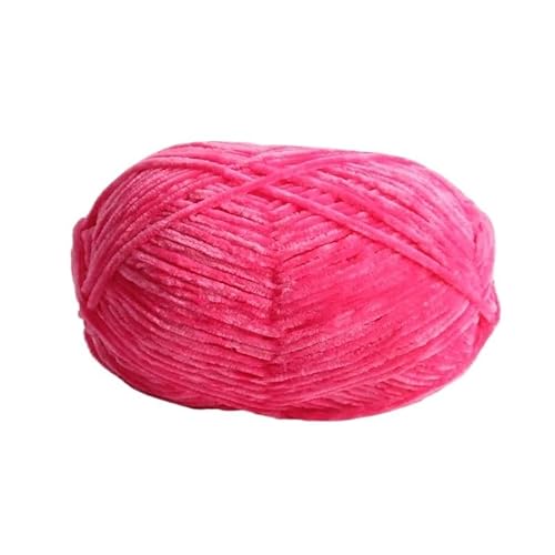 80 g feiner Chenille-Plüschfaden – 2 mm weiches Garn for handgewebte Projekte, ideal for Puppen, Schals und Hausschuhe(Color10) von LiuliuBull