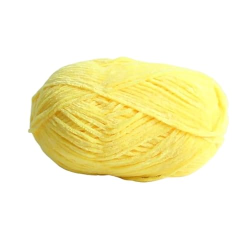 80 g feiner Chenille-Plüschfaden – 2 mm weiches Garn for handgewebte Projekte, ideal for Puppen, Schals und Hausschuhe(Color31) von LiuliuBull
