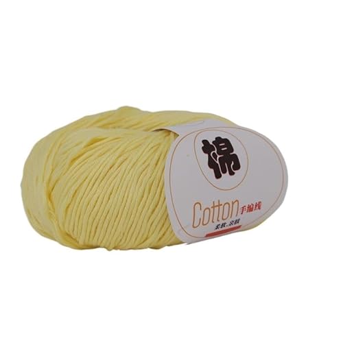 Bio-Baumwollgarn – handgewebter, mitteldicker Häkelfaden (100 g) for Stricken und Basteln(02color) von LiuliuBull