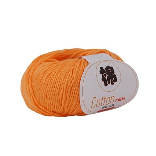 Bio-Baumwollgarn – handgewebter, mitteldicker Häkelfaden (100 g) for Stricken und Basteln(04color) von LiuliuBull