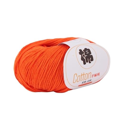 Bio-Baumwollgarn – handgewebter, mitteldicker Häkelfaden (100 g) for Stricken und Basteln(06color) von LiuliuBull