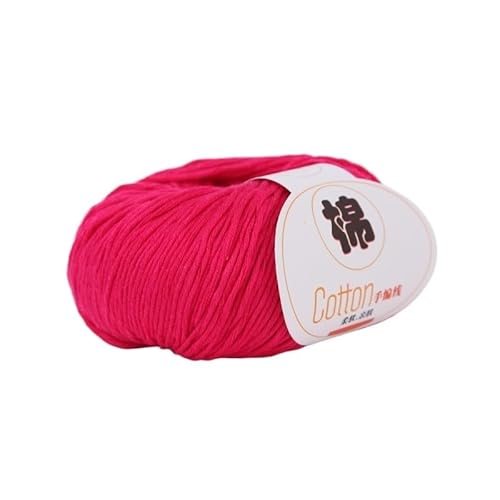 Bio-Baumwollgarn – handgewebter, mitteldicker Häkelfaden (100 g) for Stricken und Basteln(Color13) von LiuliuBull