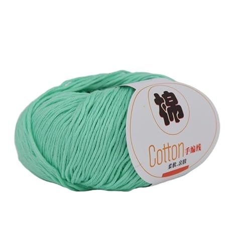 Bio-Baumwollgarn – handgewebter, mitteldicker Häkelfaden (100 g) for Stricken und Basteln(Color18) von LiuliuBull