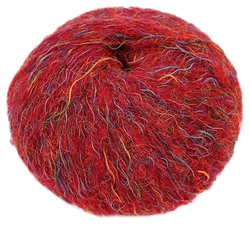 Buntes Alpaka-Wollgarn mit Farbverlauf – 300 g mehrfarbiges DIY-Strickmaterial for Schals, Pullover, Mützen und Handschuhe(Grey) von LiuliuBull