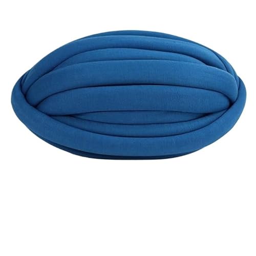 Extra dicke, handgewebte Decke aus isländischer Wolle – Katzennest-Kissen aus Baumwolle mit Kernfüllung(Denimblue) von LiuliuBull
