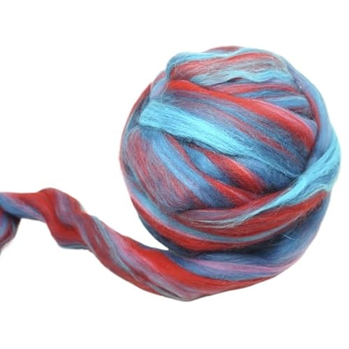Extrafeine Merinowolle-Roving-Fasermischung – 50 g for Nass- und Nadelfilzen Extrafeine Merinowolle-Roving-Fasermischung – 50 g for Nass- und Nadelfilzen von LiuliuBull