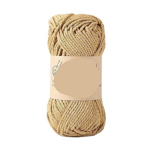 Grobe Wolle und Hanf, 2 mm, Baumwolle, DIY, handgewebt, starre Tasche – 100 g grobe Hanfwolle, Tart for Basteln(AB-16) von LiuliuBull