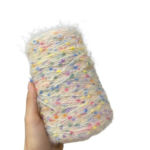 Handgefertigter Strickschal aus Mohairwolle – 250 g weiches, mitteldickes Candy Beans-Garn for Herbst und Winter(Color3) von LiuliuBull
