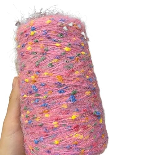 Handgefertigter Strickschal aus Mohairwolle – 250 g weiches, mitteldickes Candy Beans-Garn for Herbst und Winter(Color5) von LiuliuBull
