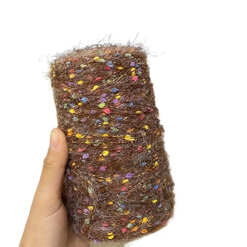 Handgefertigter Strickschal aus Mohairwolle – 250 g weiches, mitteldickes Candy Beans-Garn for Herbst und Winter(Color7) von LiuliuBull