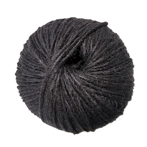 Handgewebte Tufting-Linie aus Wolle – Ice Island-Haarliniengruppe for die Herstellung von Acrylhüten(black) von LiuliuBull