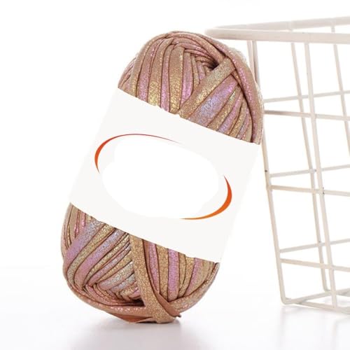 Handgewebter DIY-Stofffaden for Teppich, Hakentasche, Puppenhut – 100 g Bastelmaterial(016color) von LiuliuBull