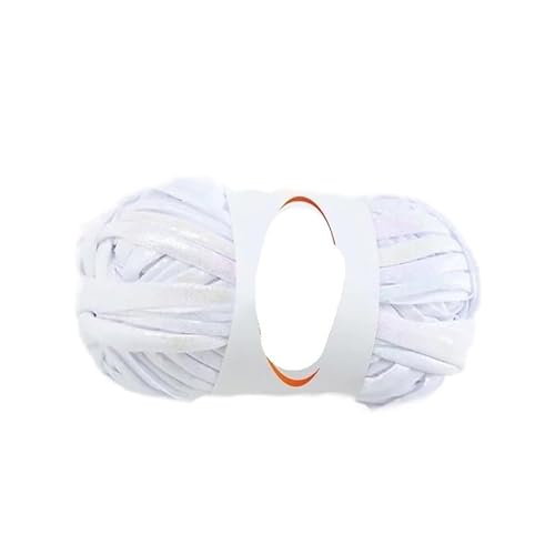 Handgewebter DIY-Stofffaden for Teppich, Hakentasche, Puppenhut – 100 g Bastelmaterial(01color) von LiuliuBull
