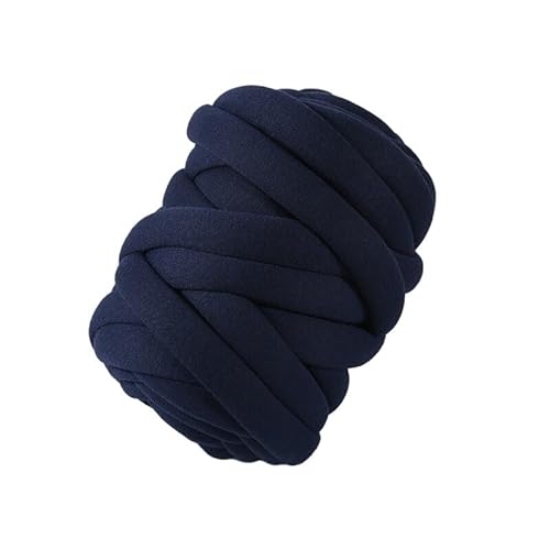 Handgewebter Katzennestsack aus dicker Wolle, Kissenbezug – 500 g Island-Baumwolle, Antikollisionsdesign for gemütlichen Katzenkomfort(navy Blue) von LiuliuBull