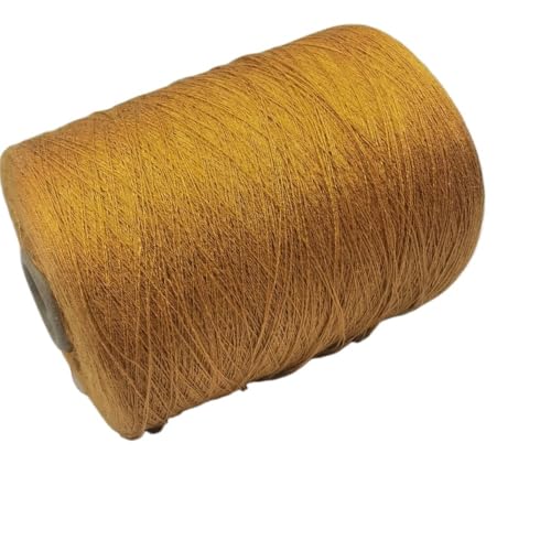 Handgewebtes Häkelgarn – 500 g, 55% Seide, 45% Leinen – perfekt for Frühlings- und Sommerprojekte(yellow) von LiuliuBull