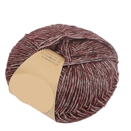 Mitteldickes, farbiges Baumwollgarn for handgemachte Häkelarbeiten – 100 g, perfekt for Bastelprojekte(Color10) von LiuliuBull