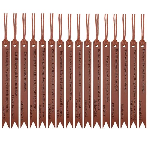 16pcs Leder Bibel Tabs, luxuriöse Bibelstabs für Frauen und Männer, leicht zu lesen und aufzutragen, Etiketten für einfache Navigation, Brown 16pcs Leder Bibel Tabs, luxuriöse Bibelstabs für Frauen und Männer, leicht zu lesen und aufzutragen, Etiketten für einfache Navigation, Brown von Liummrcy