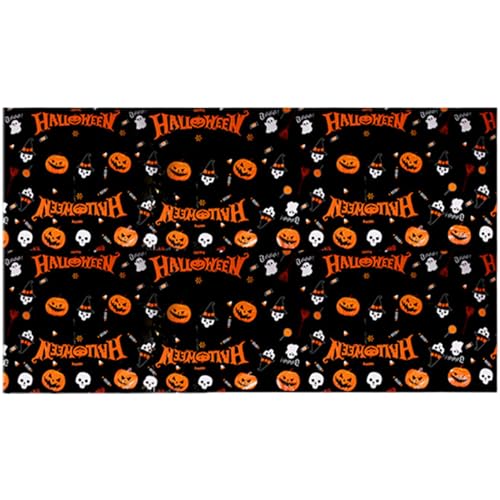Halloween -Tischdecke, 54x108 Einweghochwasser wasserdichtes Kürbis Halloween Tischtuch, Rechteck -Tischdecke für Partyvorräte im Innen- und Außenbereich, Abendessen, Dekorationen, Dekorationen Halloween -Tischdecke, 54x108 Einweghochwasser wasserdichtes Kürbis Halloween Tischtuch, Rechteck -Tischdecke für Partyvorräte im Innen- und Außenbereich, Abendessen, Dekorationen, Dekorationen von Liummrcy